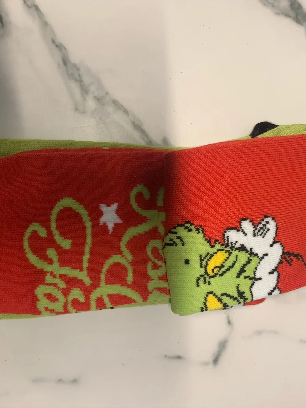 The Grinch Men’s Novelty Socks - Green and Red